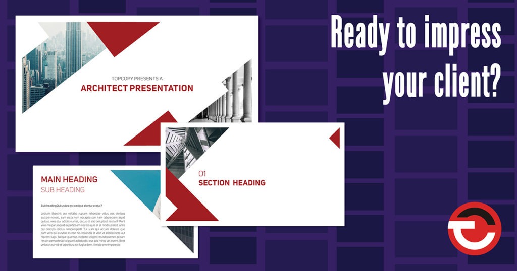 Presentation template blog header