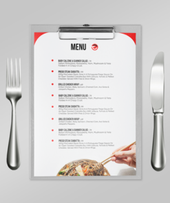 product image menu