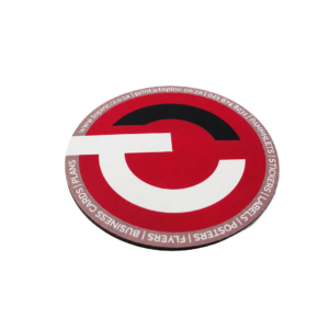 Wood Coaster - Round Semi Gloss